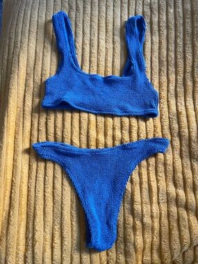 YouSwim Aplomb Eva high cut thong Indigo Blue Stretch 1 Bikini Set